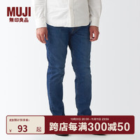 MUJI 無印良品 无印良品 MUJI 男式 弹力 牛仔 修身裤 AEA16A2S 男装长裤 靛青色 