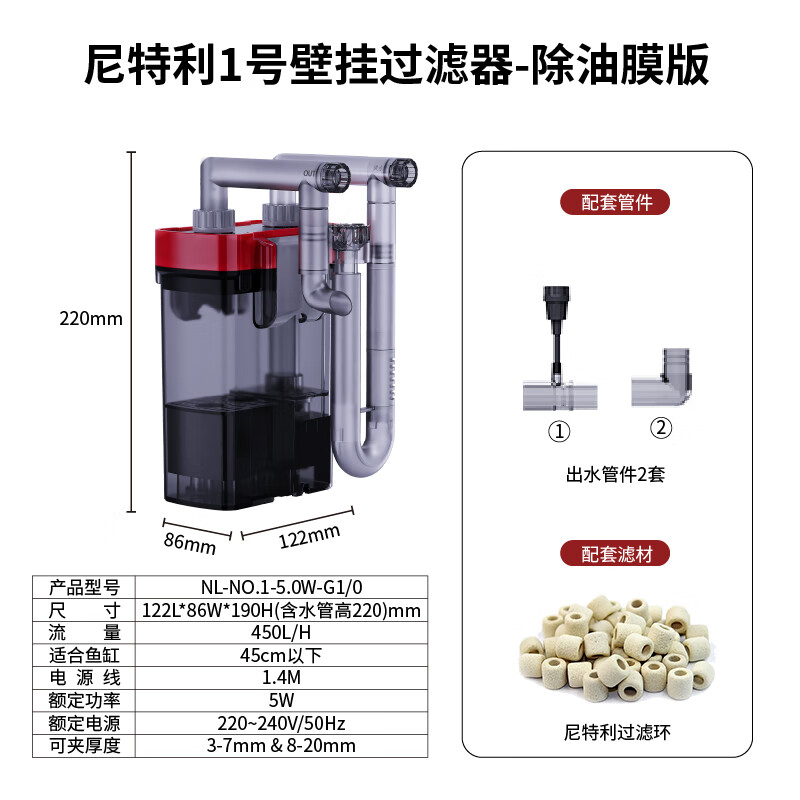 NETLEA 尼特利 1号壁挂+除油膜 186.91元