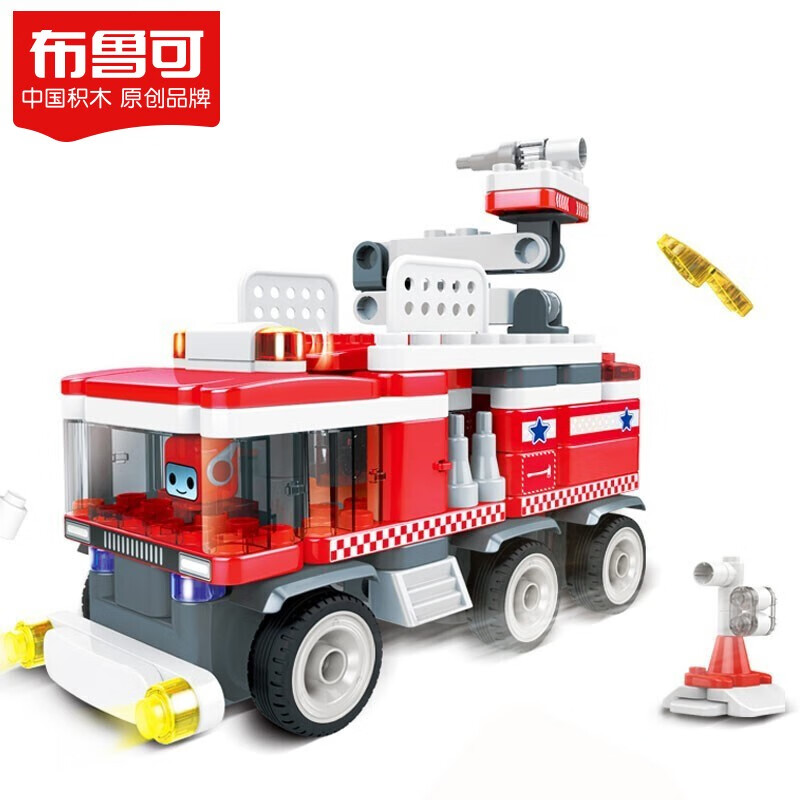 BLOKS 布鲁可积木 交通工具系列 61203 布布百变消防车 ￥118.05