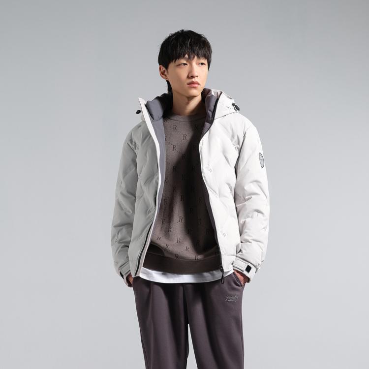 HLA 海澜之家 冬季防泼水连帽蓬松保暖三防男士羽绒服 379元