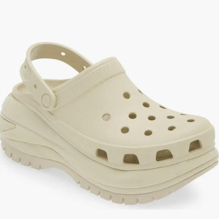 限尺碼！Crocs Classic Mega Crush 光輪厚底鞋 2.2折 $17.99（約129.93元）