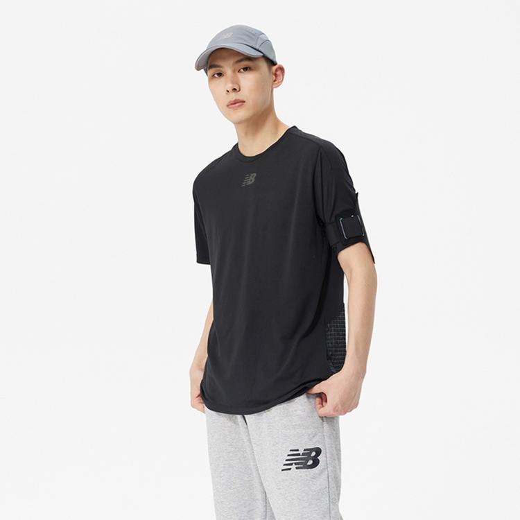 new balance 男款圆领短袖T恤 AMT31251 69元（需用券）