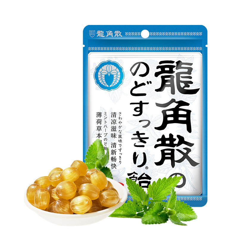 龍角散 草本润喉糖 薄荷味 80g 17.42元（需用券）