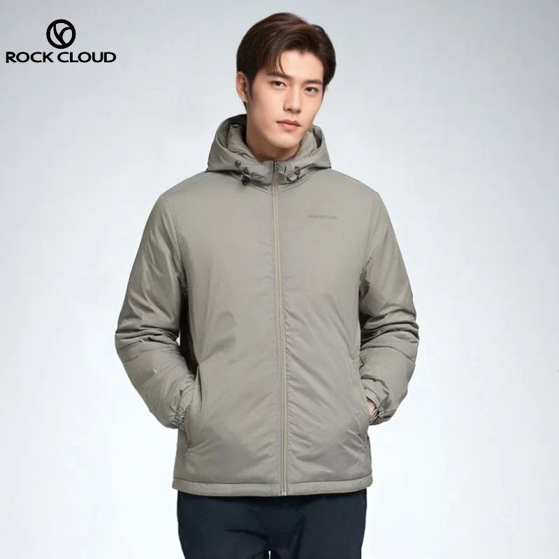 ROCKCLOUD岩云户外100%羊毛棉服防泼水运动外套内胆男款棉衣冬衣 483元