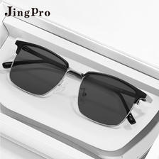 JingPro 镜邦 1.60偏光太阳镜+超酷双梁飞行员镜框多款可选 138元包邮（需用券