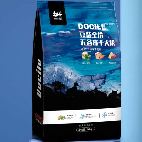 docile 豆柴 无谷冻干 果蔬四拼狗粮 10kg 339.5元（需用券）