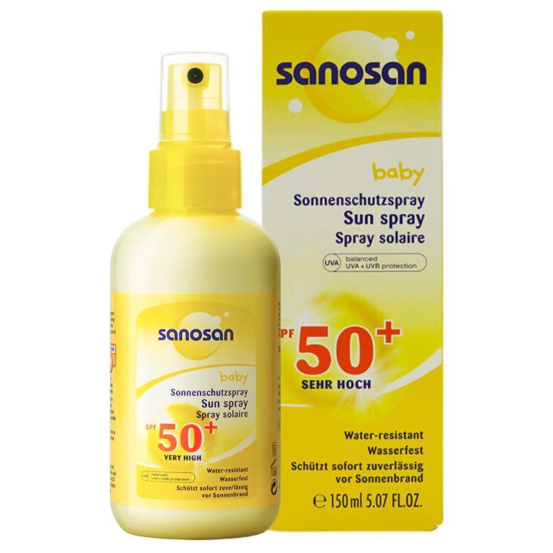 sanosan 哈罗闪 婴儿防晒喷雾 150ml 88.21元（需用券）