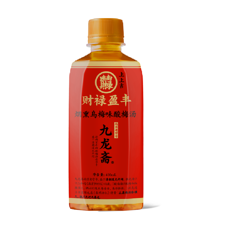 九龙斋 老北京酸梅汤400ml*15瓶 ￥23.66