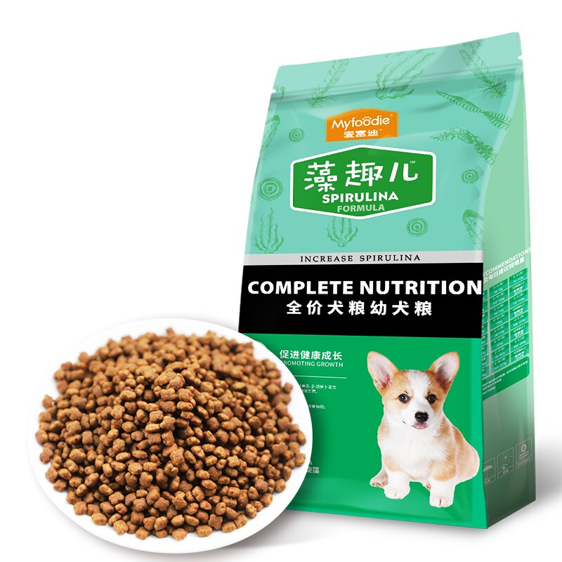 Myfoodie 麦富迪 螺旋藻全犬幼犬狗粮 2kg 33元（需用券）