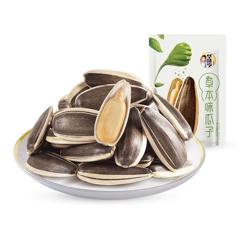 华味亨 瓜子 草本味 500g 5.96元（需买6件，需用券）