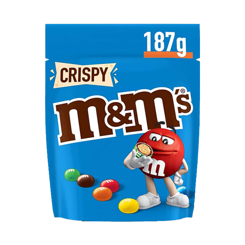 临期品：M&MS 麦提莎 牛奶夹心巧克力豆 187g 袋装 18.32元/件 包邮（需买3件