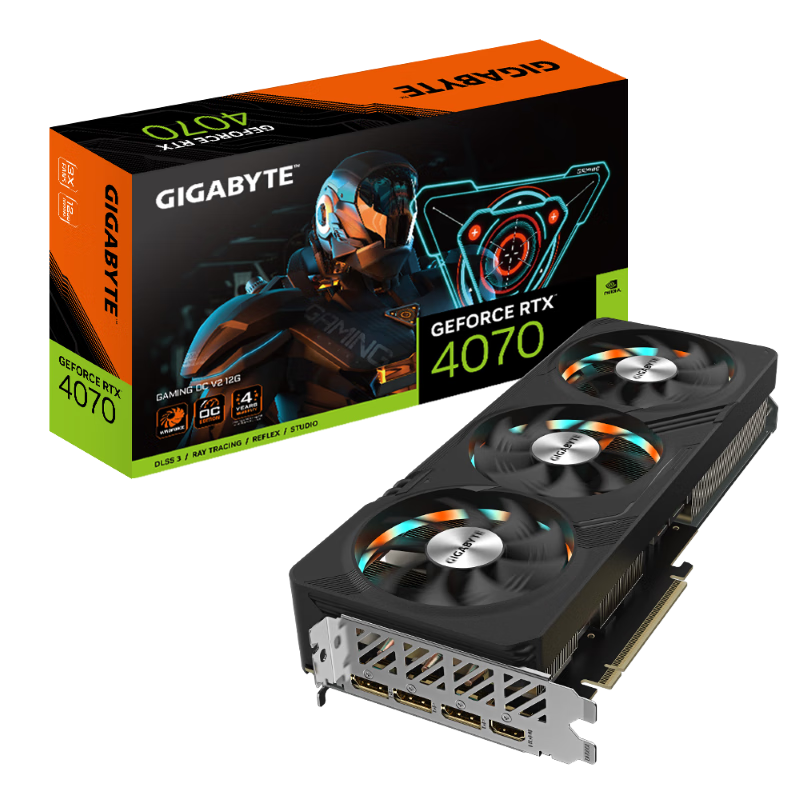 PLUS会员：GIGABYTE 技嘉 RTX 4070 Super/4070 12G显卡 魔鹰OC 12GV2 4385元（需领券）