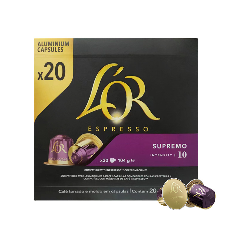 L'OR Nespresso 苏帕摩 咖啡胶囊 20粒 36.35元（需买4件，需用券）