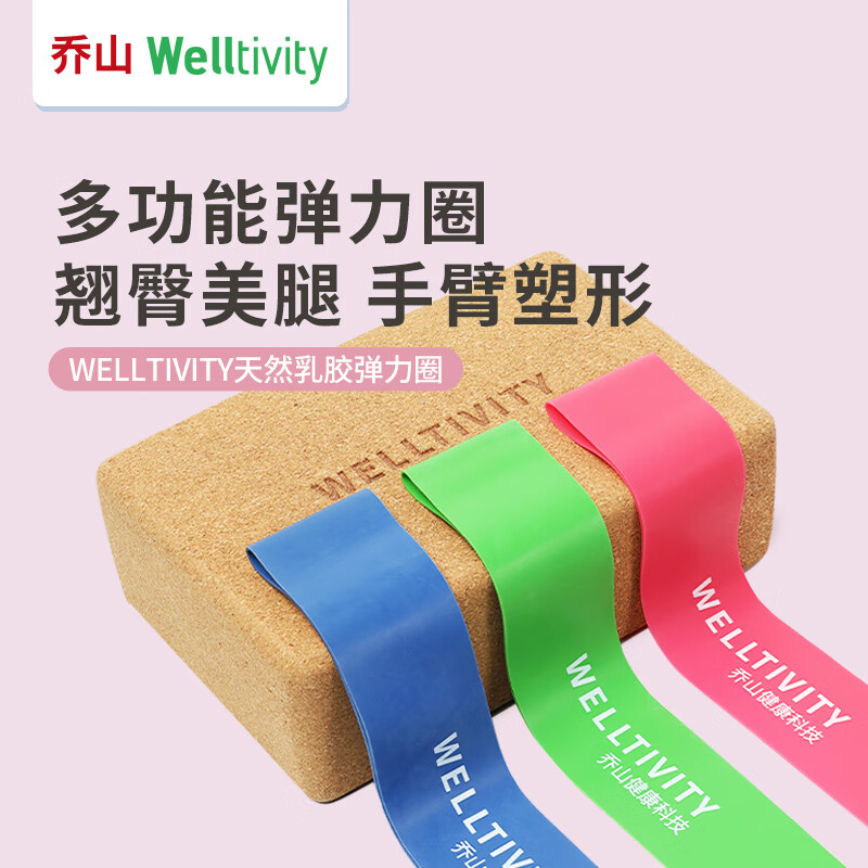 WELLTIVITY 健身弹力圈3件套 23.8元（需用券）