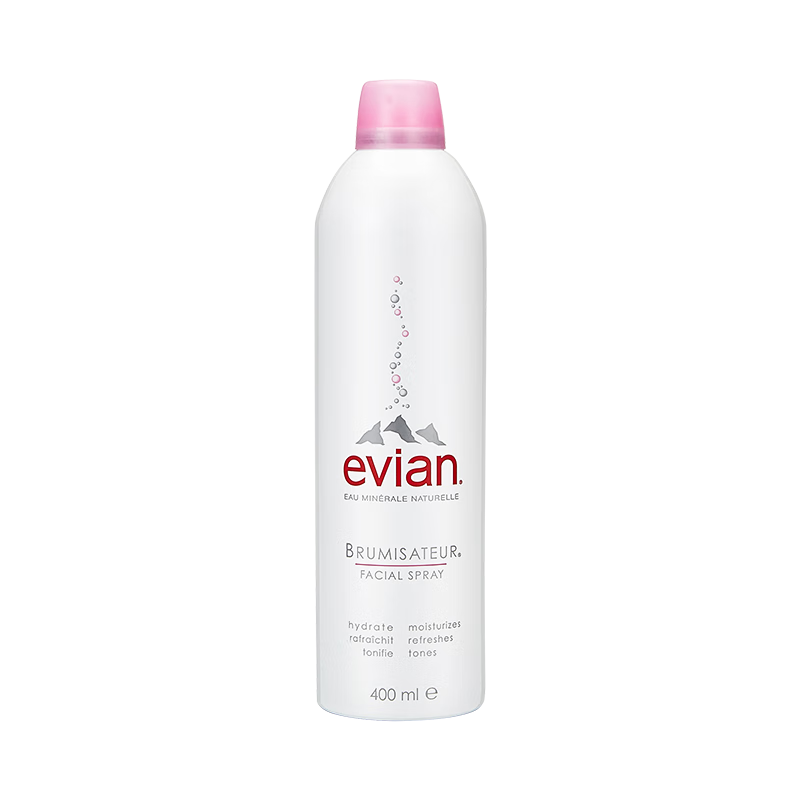 依云（evian）矿泉水喷雾 补水保湿滋润爽肤水定妆控油 敏感肌可用大容量400