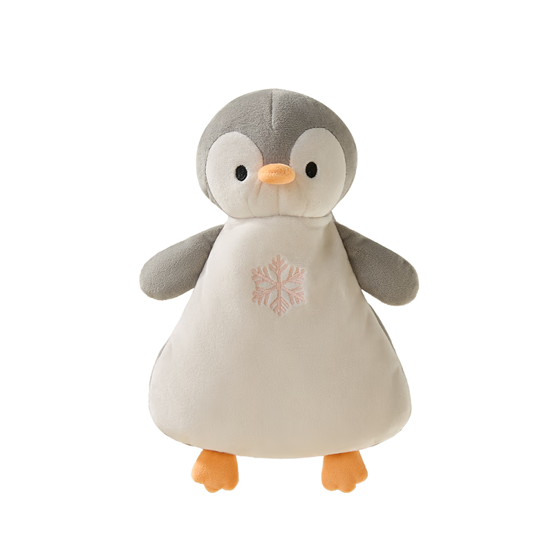 英氏 YEEHOO 洛米企鹅安抚玩偶 婴儿可以入手口陪睡安抚巾 新生儿见面礼 29.9