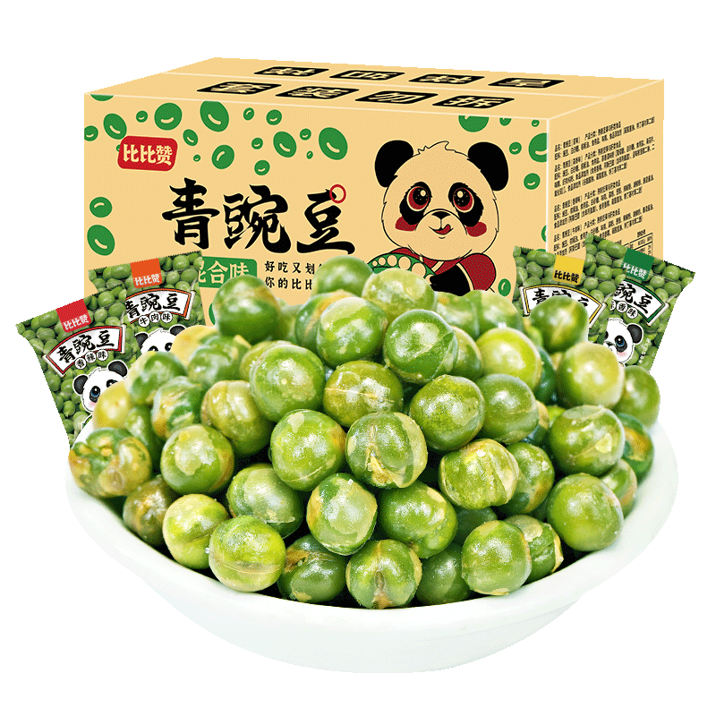 plus会员:比比赞（BIBIZAN）青豌豆混合味500g*3件 16.53元（合5.51元/件）