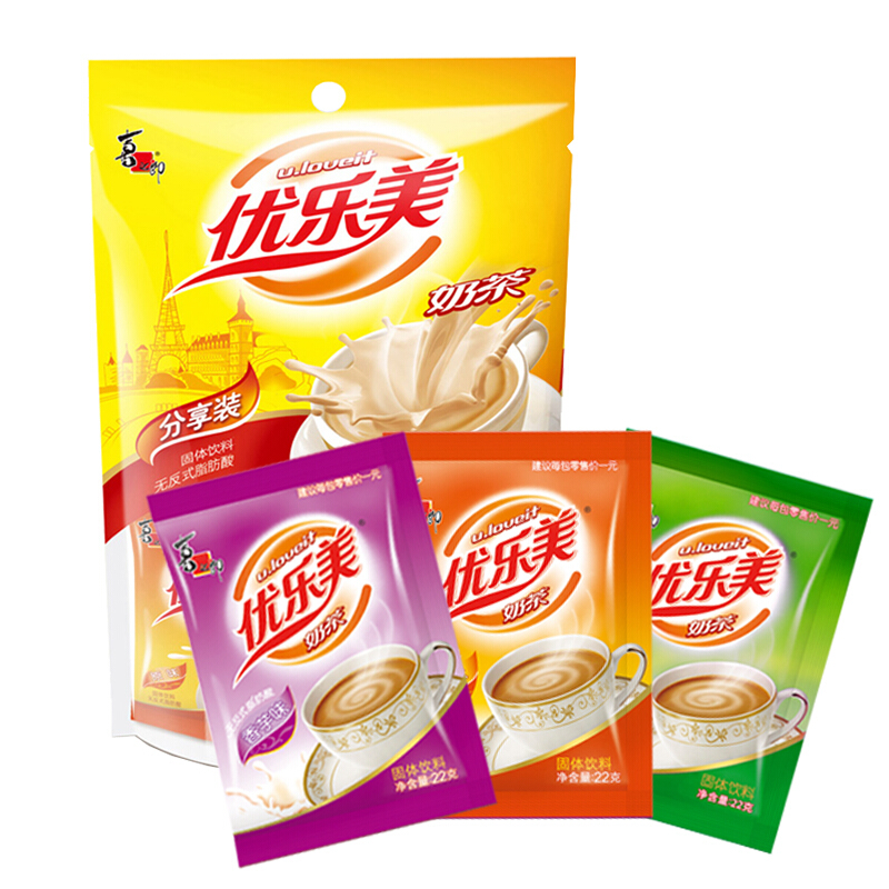 u.loveit 优乐美 奶茶组合装 混合口味 220g 8.1元