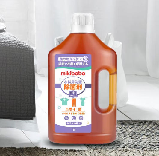 PLUS会员！mikibobo 米奇啵啵 衣物除菌液 1L ￥11.9