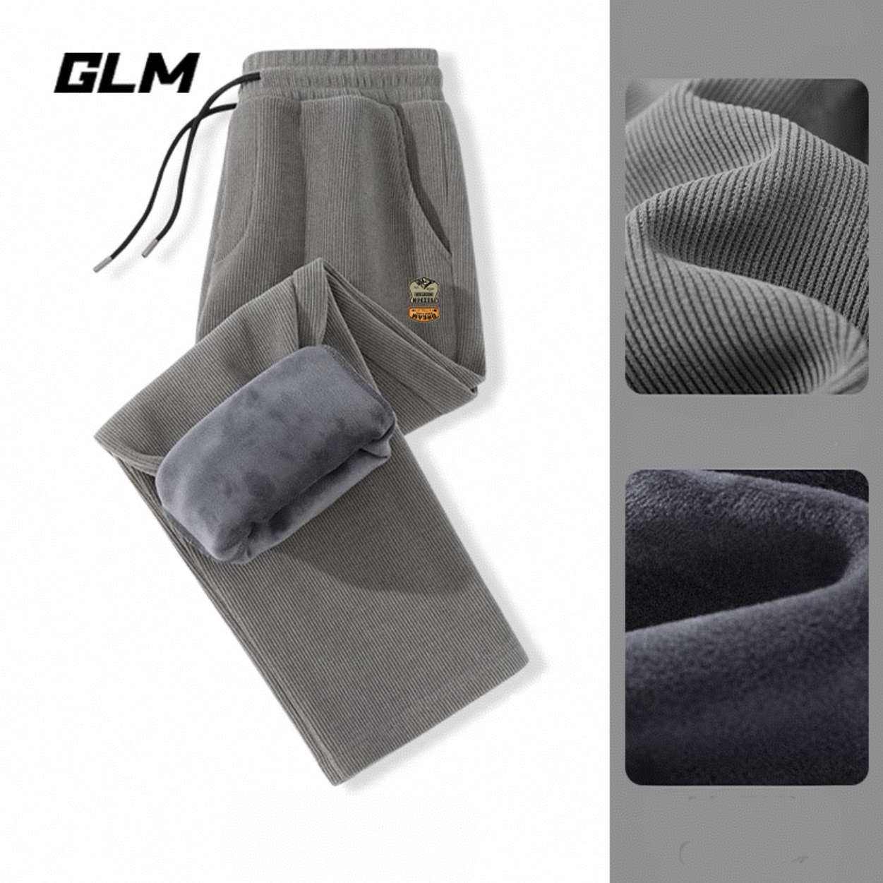 plus会员：GLM 雪尼尔加绒保暖休闲裤 *2件、凑卫衣 70.88元（35.44元/件）+凑27.5