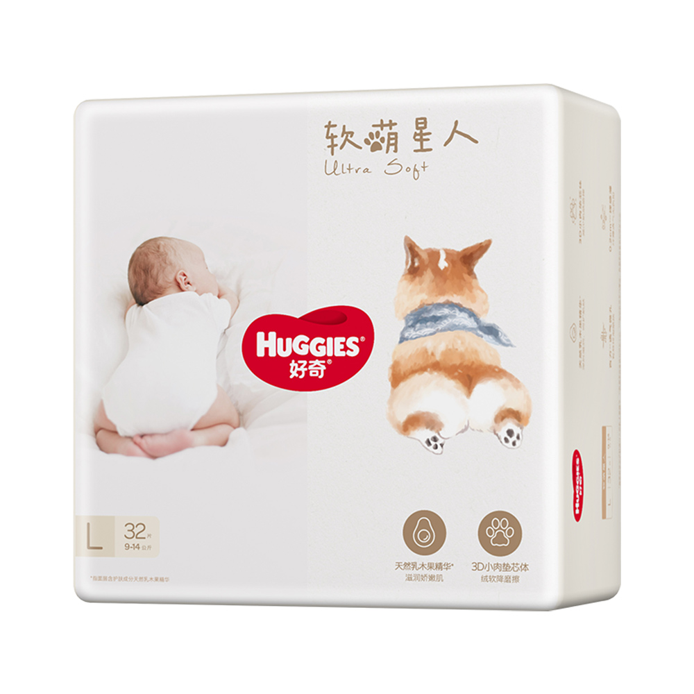 88VIP：HUGGIES 好奇 软萌星人柯基裤纸尿裤S/M/L成长裤L/XL/XXL/XXXL 36.92元（需买5