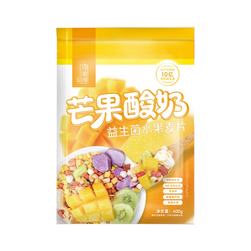 今磨房 芒果酸奶益生菌水果麦片 400g 36.55元（需用券）