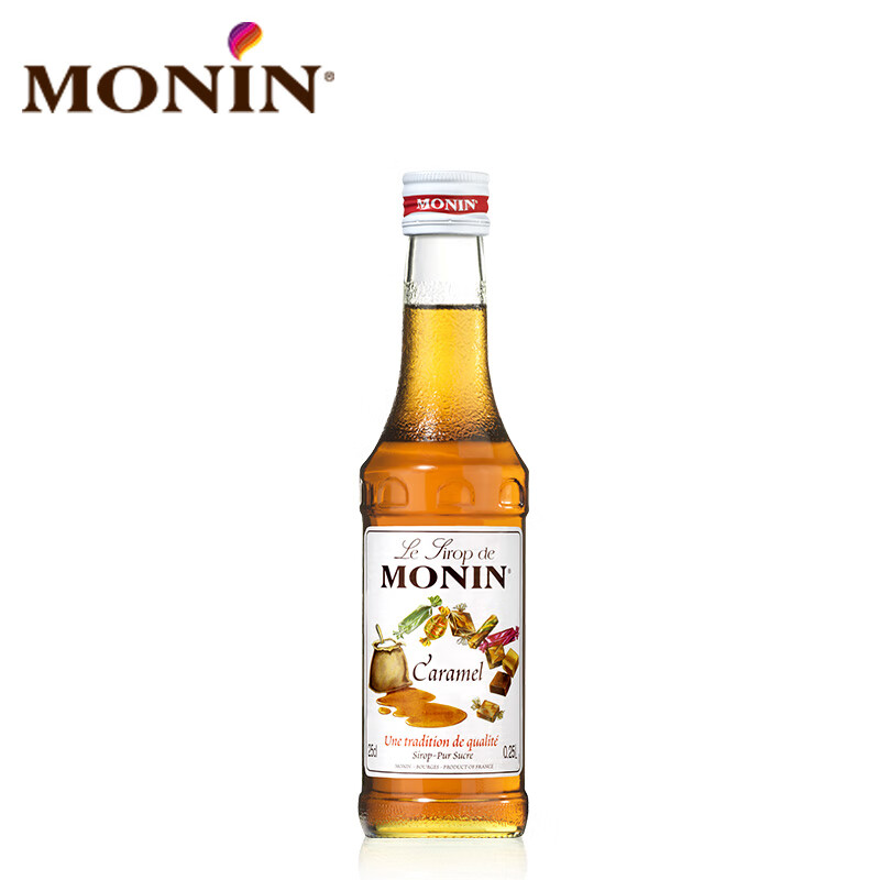 MONIN 莫林 马来西亚进口 焦糖风味糖浆 玻璃瓶装250ml 咖啡调酒伴侣 34.32元（