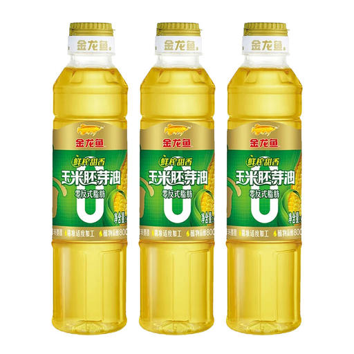 金龙鱼 玉米胚芽油 400ml*3瓶 18.71元（需用券）