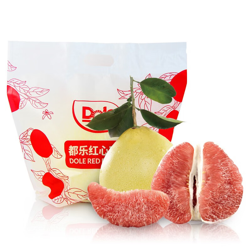 都乐（Dole）红肉蜜柚*2只装（总重2.1KG） 17.9元（需领券）