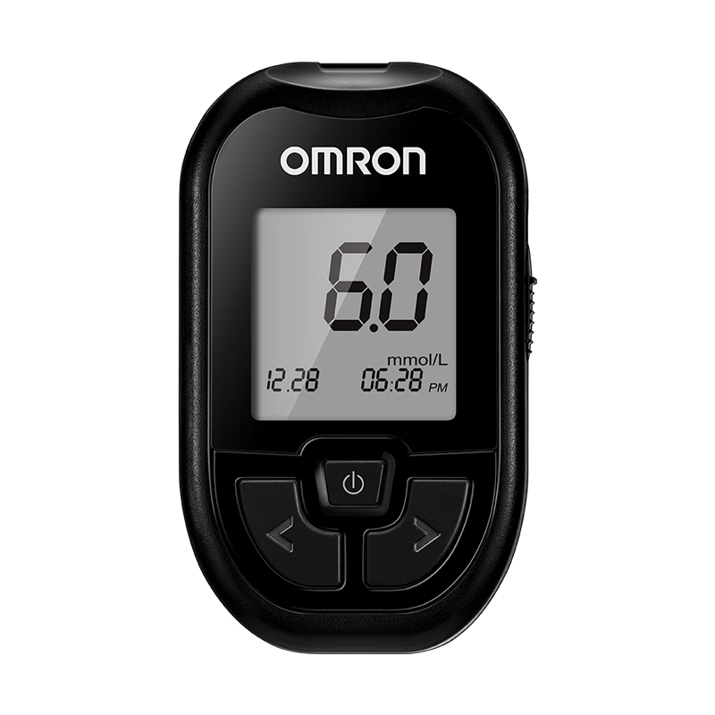 需首购：欧姆龙（OMRON）血糖仪家用GH83型指尖检测仪套装 100条血糖试纸+100