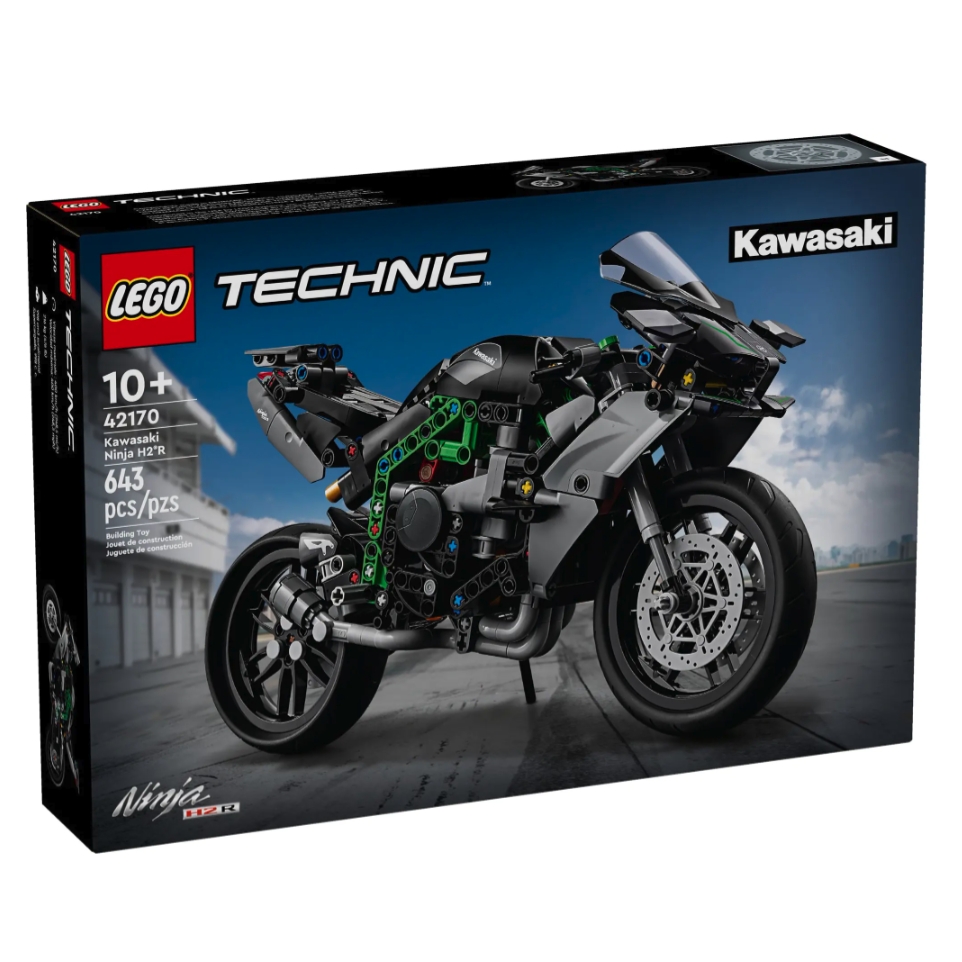 最后4小时、3.8焕新：LEGO 乐高 机械组系列 42170 川崎 Ninja H2R 摩托车 636.65元