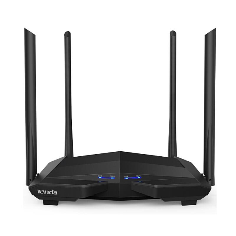 Tenda 腾达 AC10 双频1200M 家用千兆无线路由器 Wi-Fi 5 单个装 黑色 89元