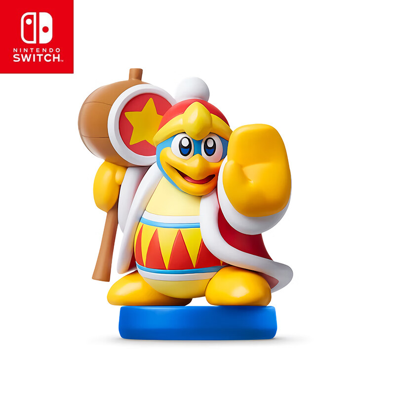 PLUS会员：Nintendo 任天堂 国行amiibo 周边配件 星之卡比系列 帝帝帝大王 34.16