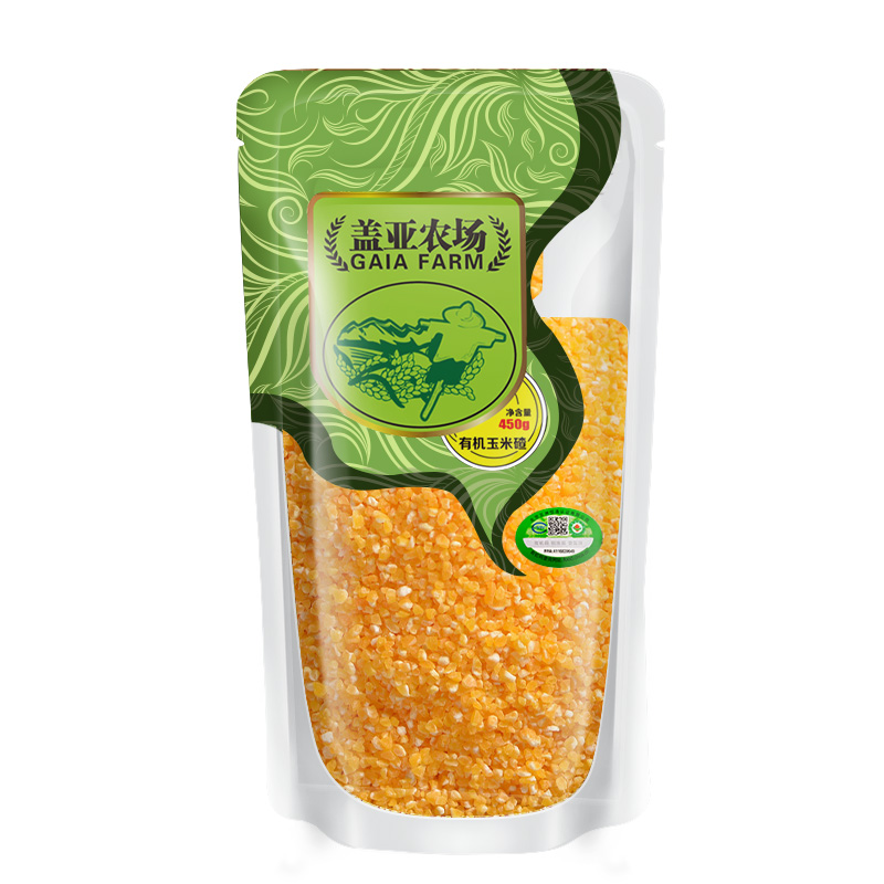 盖亚农场 有机玉米碴450g 粗粮 6.9元（需用券）