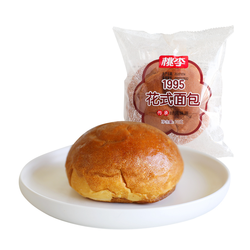 桃李 面包 1995花式面包 新鲜短保 营养早餐食品 零食大礼包 70g*10袋共 700g 16.