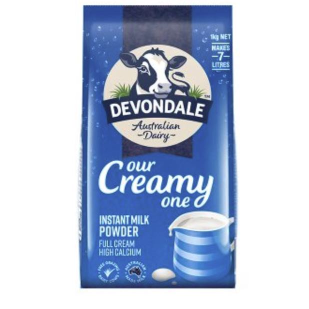 DEVONDALE 德运 全脂高钙奶粉 1kg 45.1元（需用券）