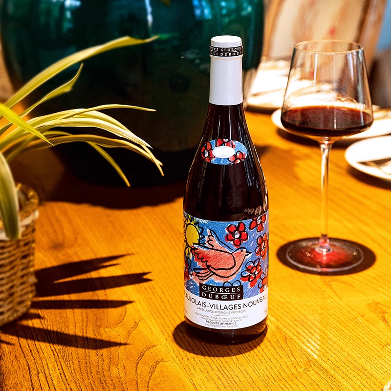 GEORGES DUBOEUF 乔治杜博夫 博若莱新酒村级AOC干红葡萄酒 2023年 750ml 158元包邮