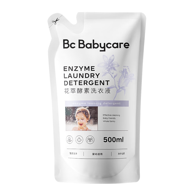 PLUS会员：babycare 婴儿洗衣液 蓝风铃 500ml 6.41元（需领券）