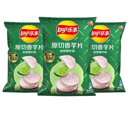 Lay's 乐事 原切香芋片 沁爽青柠味 60g 1包 7.41元