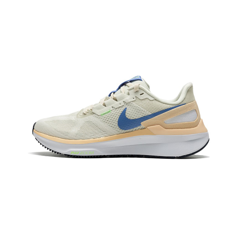 NIKE 耐克 Zoom Structure 25 舒适 耐磨透气低帮跑步鞋GS米蓝色DJ7884-004 464元（需