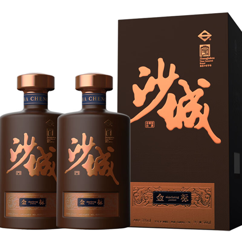 沙城老窖 金标 浓香型白酒 纯粮酿造 460ml 42%vol 2瓶 109元（需用券）