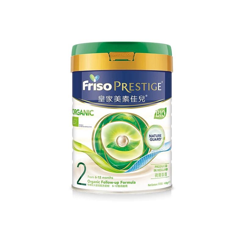 Friso PRESTIGE 皇家美素佳儿 有机系列 婴儿奶粉 港版2段400g 151.86元（需用券）