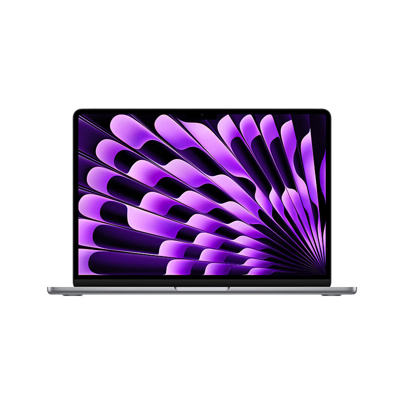 Apple 苹果 MacBook Air 2024款 13.6英寸 轻薄本 深空灰色（M3 8+8核、核芯显卡、8GB