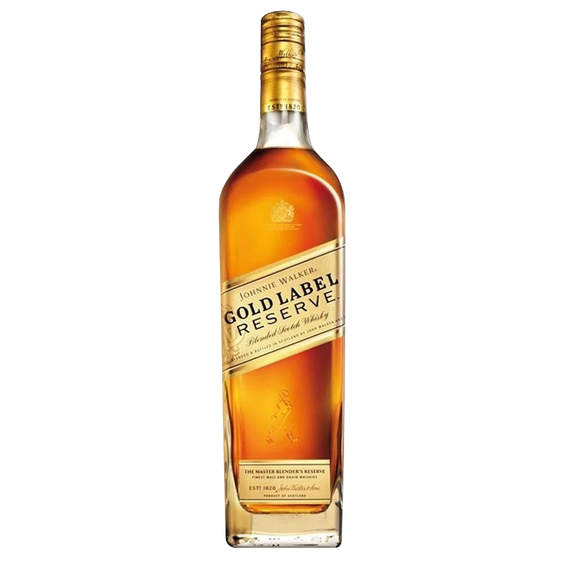 plus会员：尊尼获加（JOHNNIE WALKER）金方金牌 苏格兰 调和型威士忌 750ml 进口