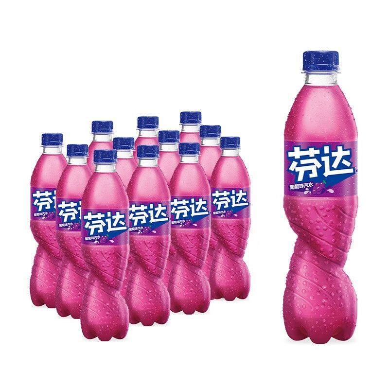 百亿补贴：Coca-Cola 可口可乐 芬达葡萄味汽水 500ml*12瓶 19.61元