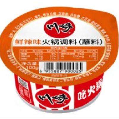 临期品、plus会员：川崎 火锅蘸料火锅沾料蘸酱 鲜辣味100g*1盒*拍6件 6.72元包