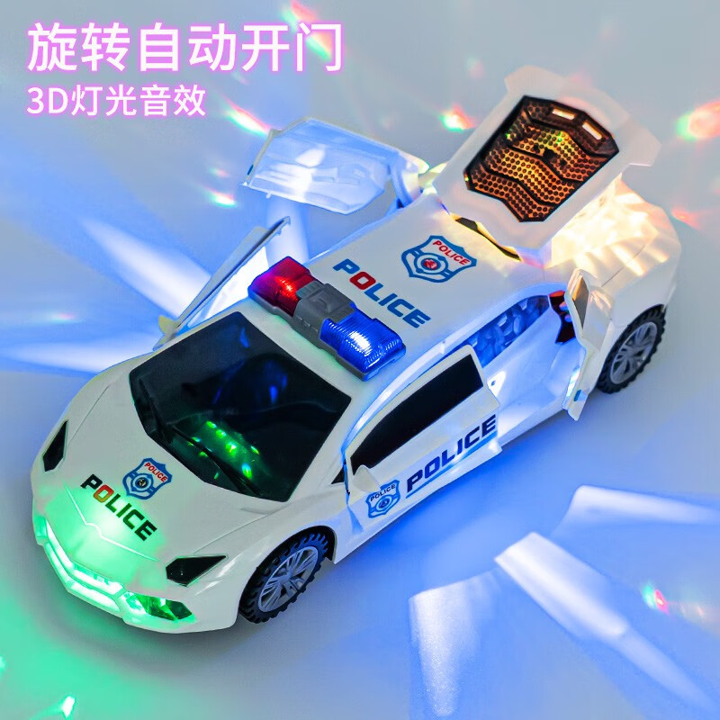 奇森 万向旋转变形速度警车 23.8元（需用券）