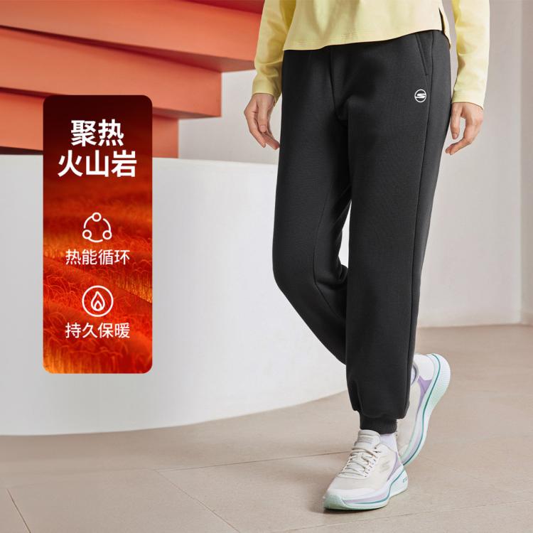 SKECHERS 斯凯奇 冬加绒运动裤女蓄热保暖长裤女裤卫裤女 139元