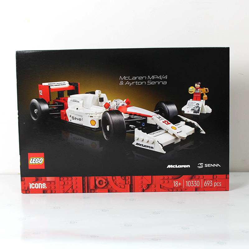 88VIP：LEGO 乐高 ICONS10330迈凯伦MP4赛车F1拼装积木男孩玩具 471.2元