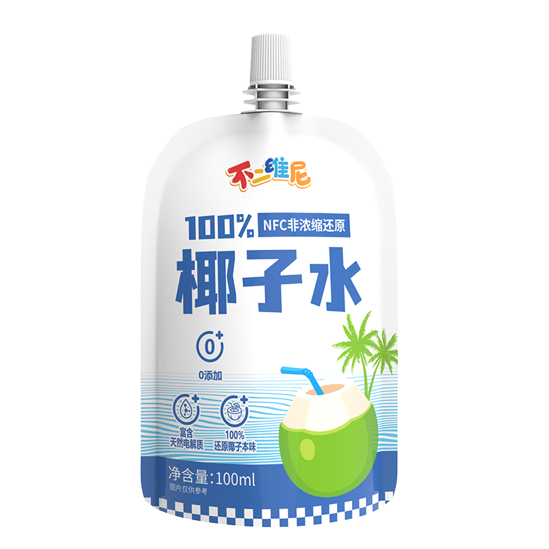 朴正宫 A0不二维尼100%椰子水nfc非浓缩还原袋装椰汁夏季饮料品0脂 5.4元（需